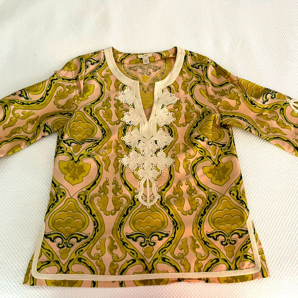 Vintage J.Crew silk tunic